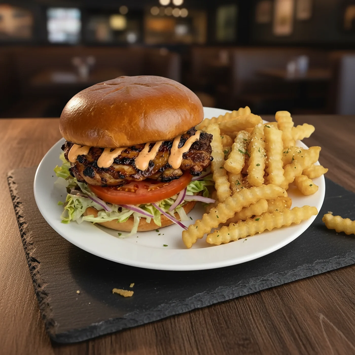 Blackened Chicken Burger